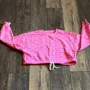 Crop top sweatshirt
